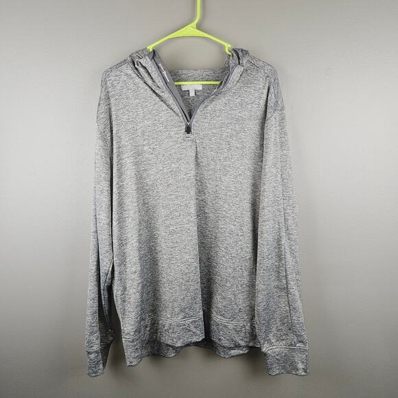 Hickey Freeman New York Gray 1/4 Zip Lightweight Pullover Size Large - Picture 1 of 8